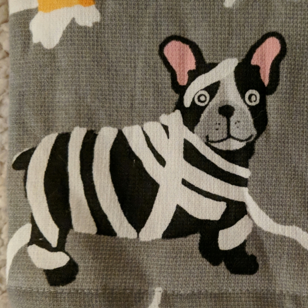 Boston Terrier Dish Towels set of 2